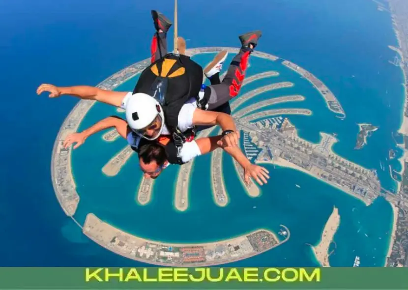 Skydiving in Dubai in Dollars